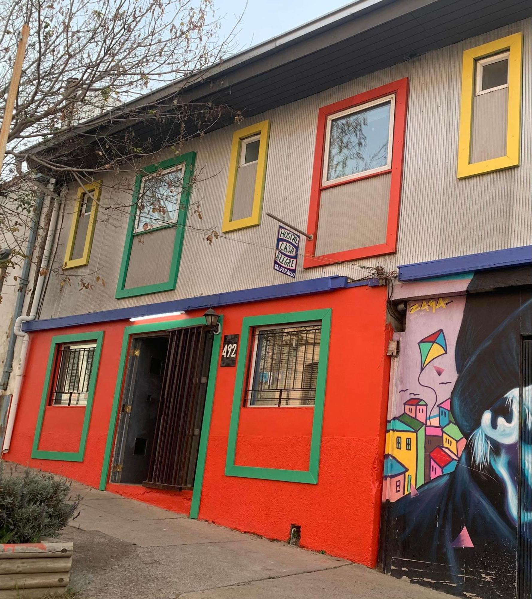 Hostal Casa Alegre 발파라이소 외부 사진